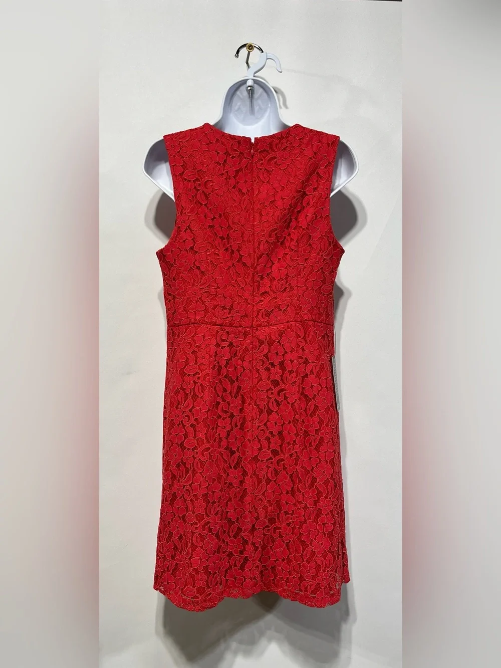 The Limited Petite Red Floral‎ Lace V-Neck Mini Dress Size 8 New With Tags